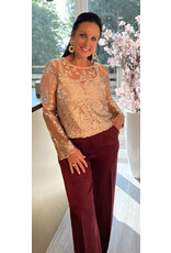 Parijs Bloes kant/top beige