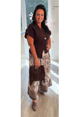 Italie Broek Palm grove brown