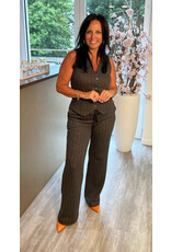 Ivy Beau Broek rovenna grey melange