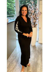 Cream Jurk Vilea black