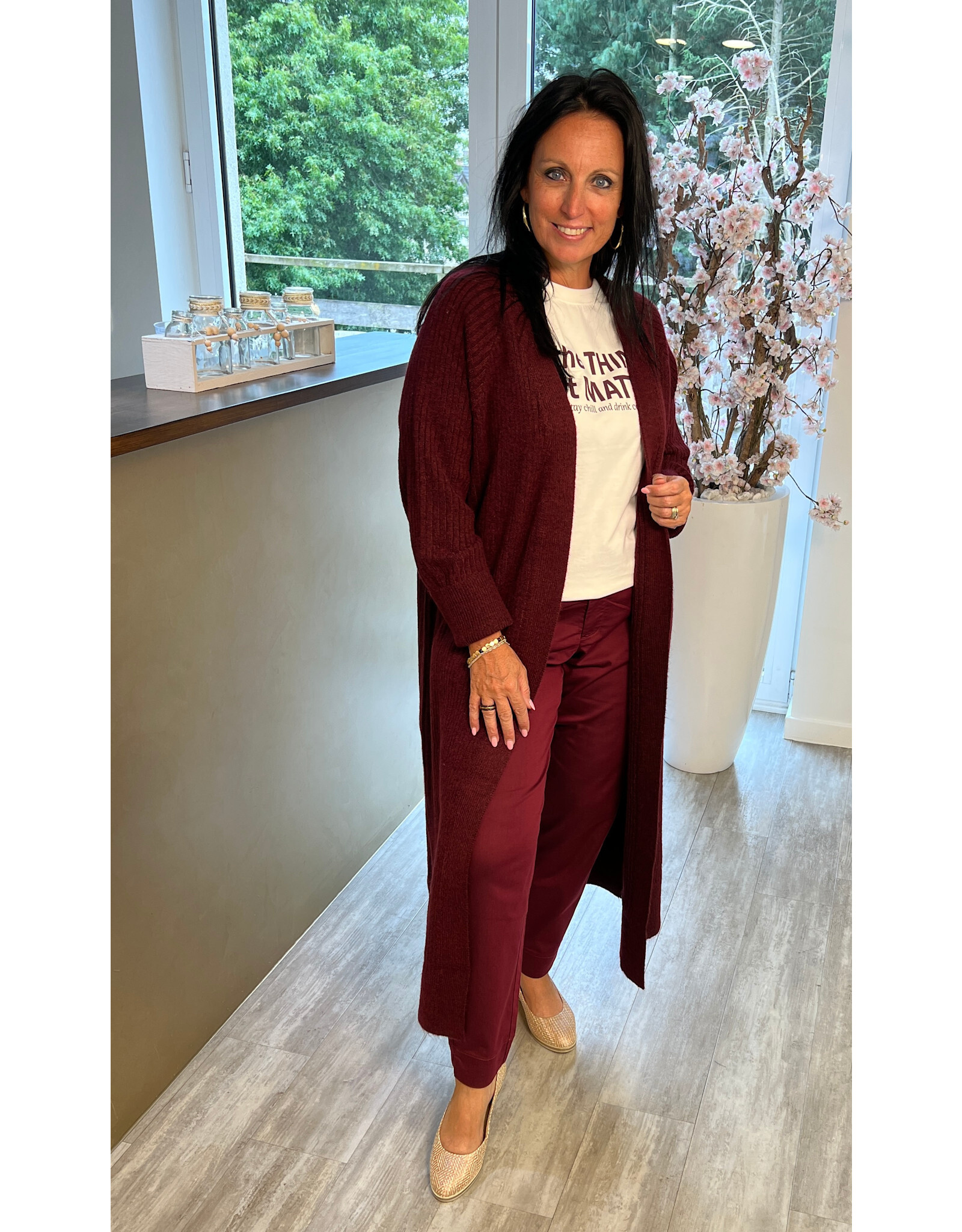 Kaffe Gilet rinye windsor wine