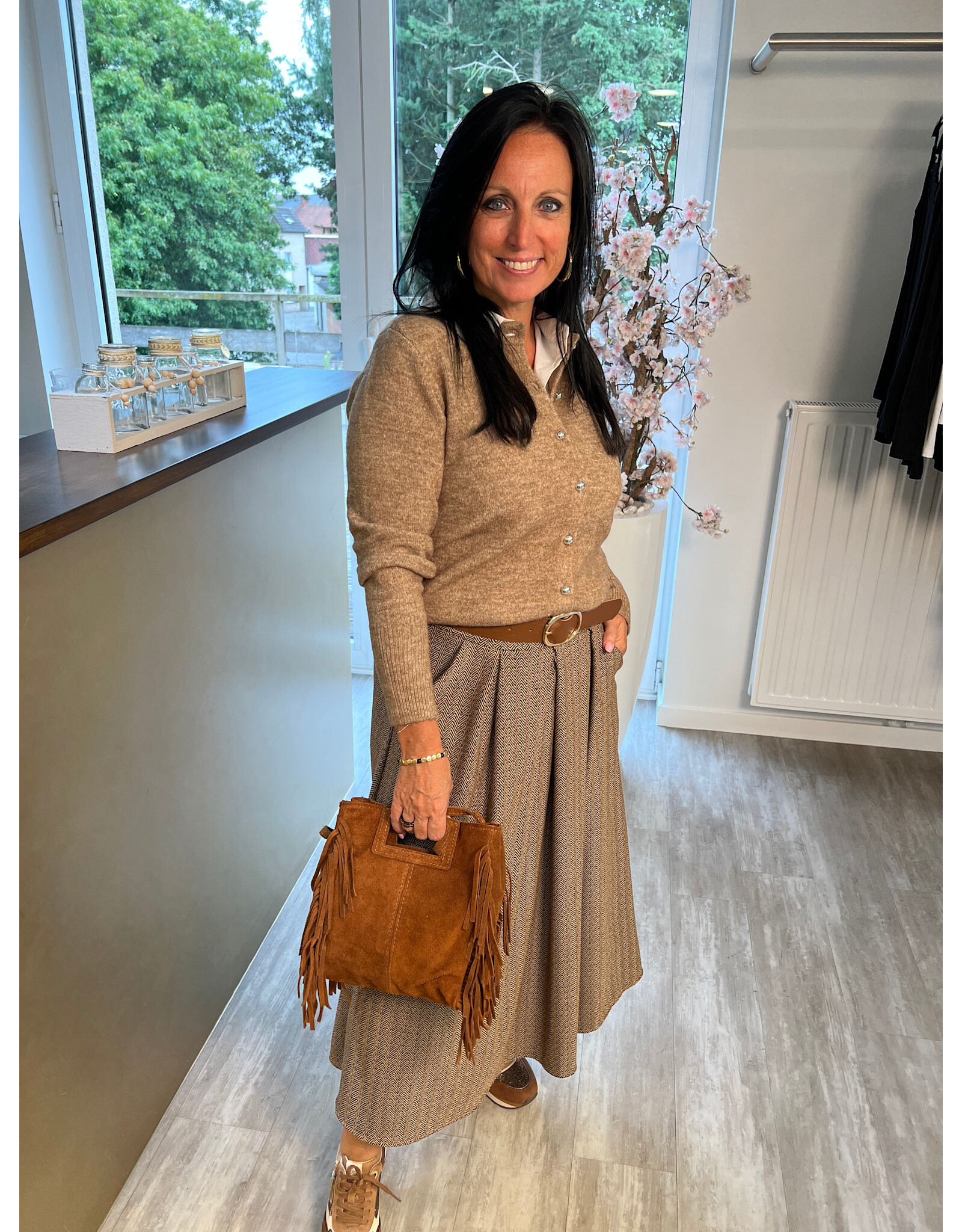 Kaffe Gilet niel coconut
