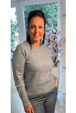 Brussel Broek blauw met bijpassende riem