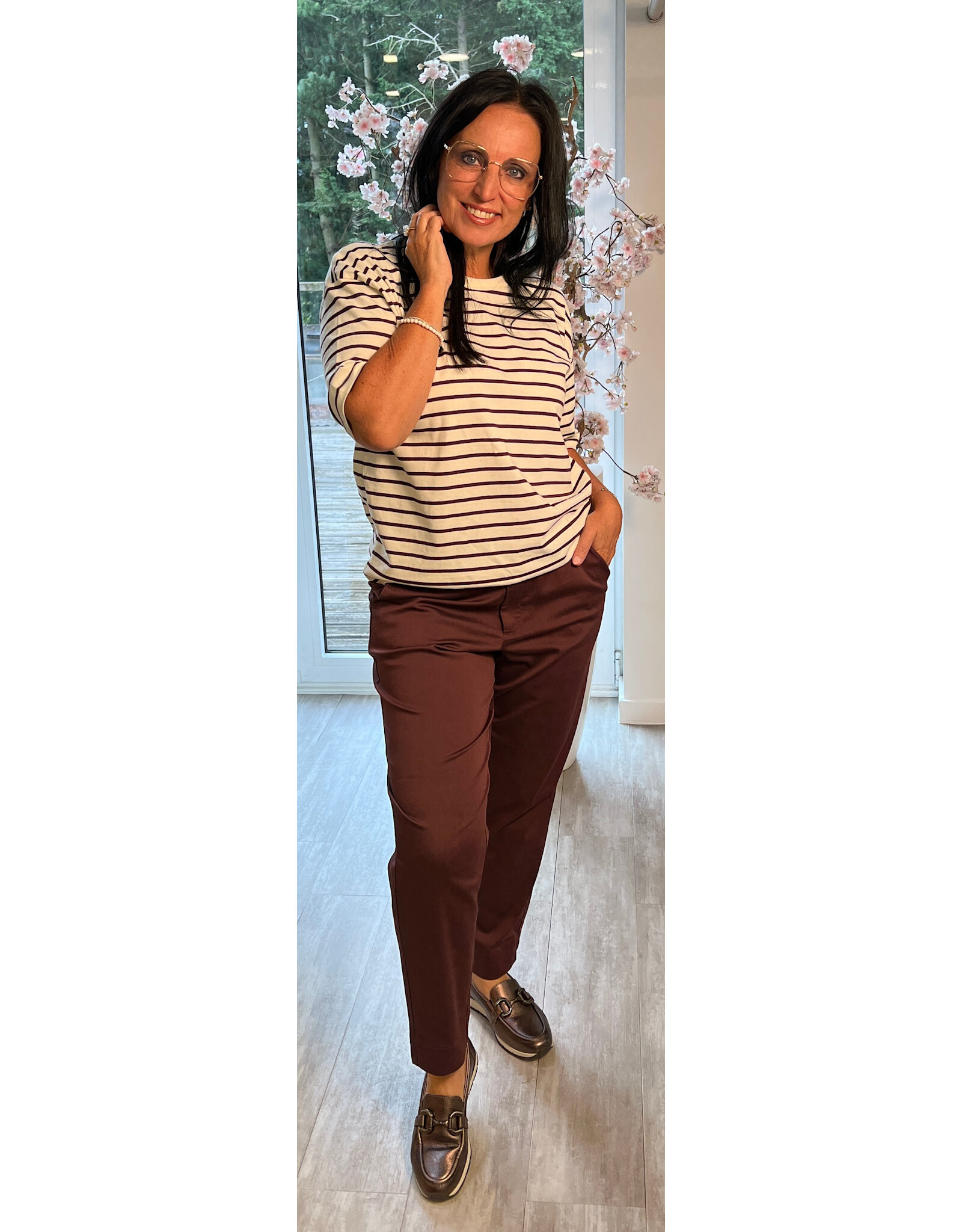 Kaffe Broek Leana Chino