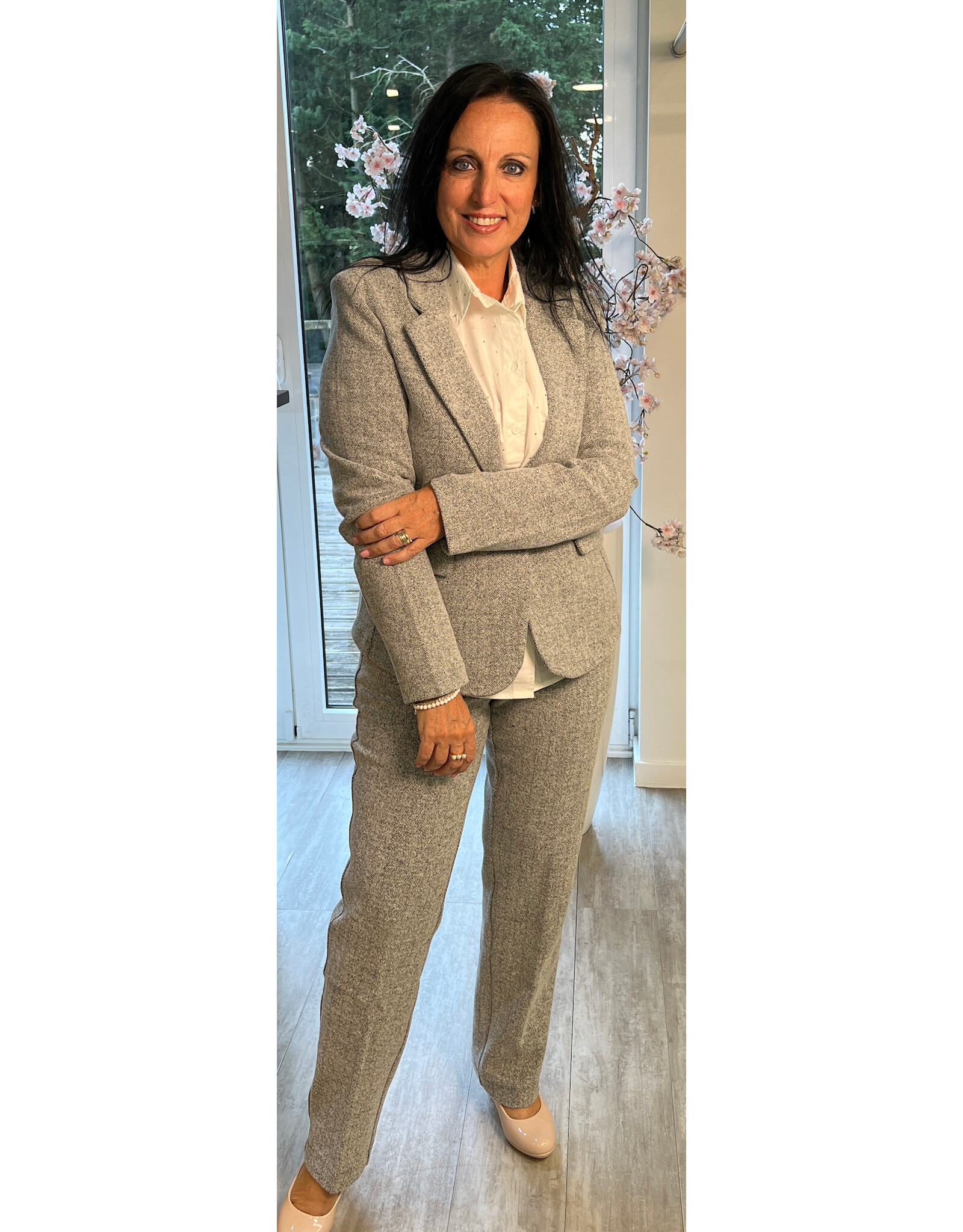 Yest Blazer berta silver grey