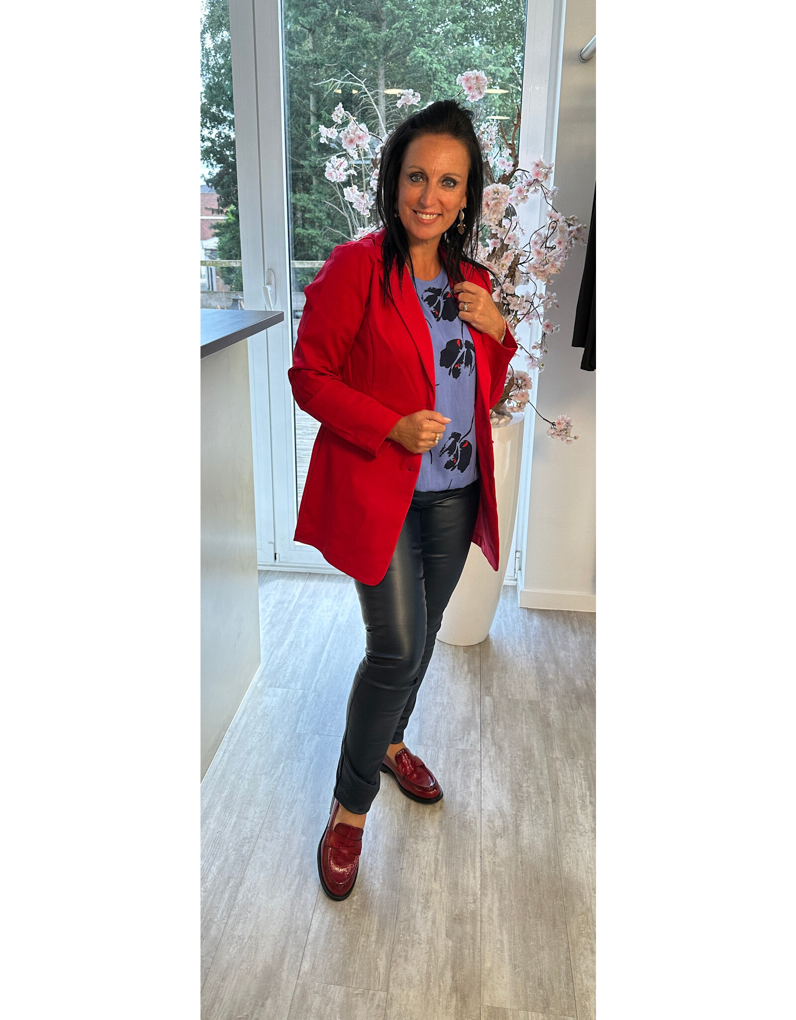 Zeze Broek dixie blauw coated