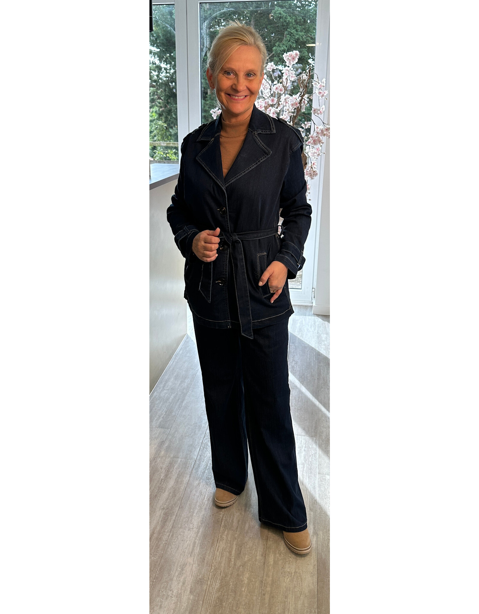 Allerlei Jeansjas wendy donkerblauw