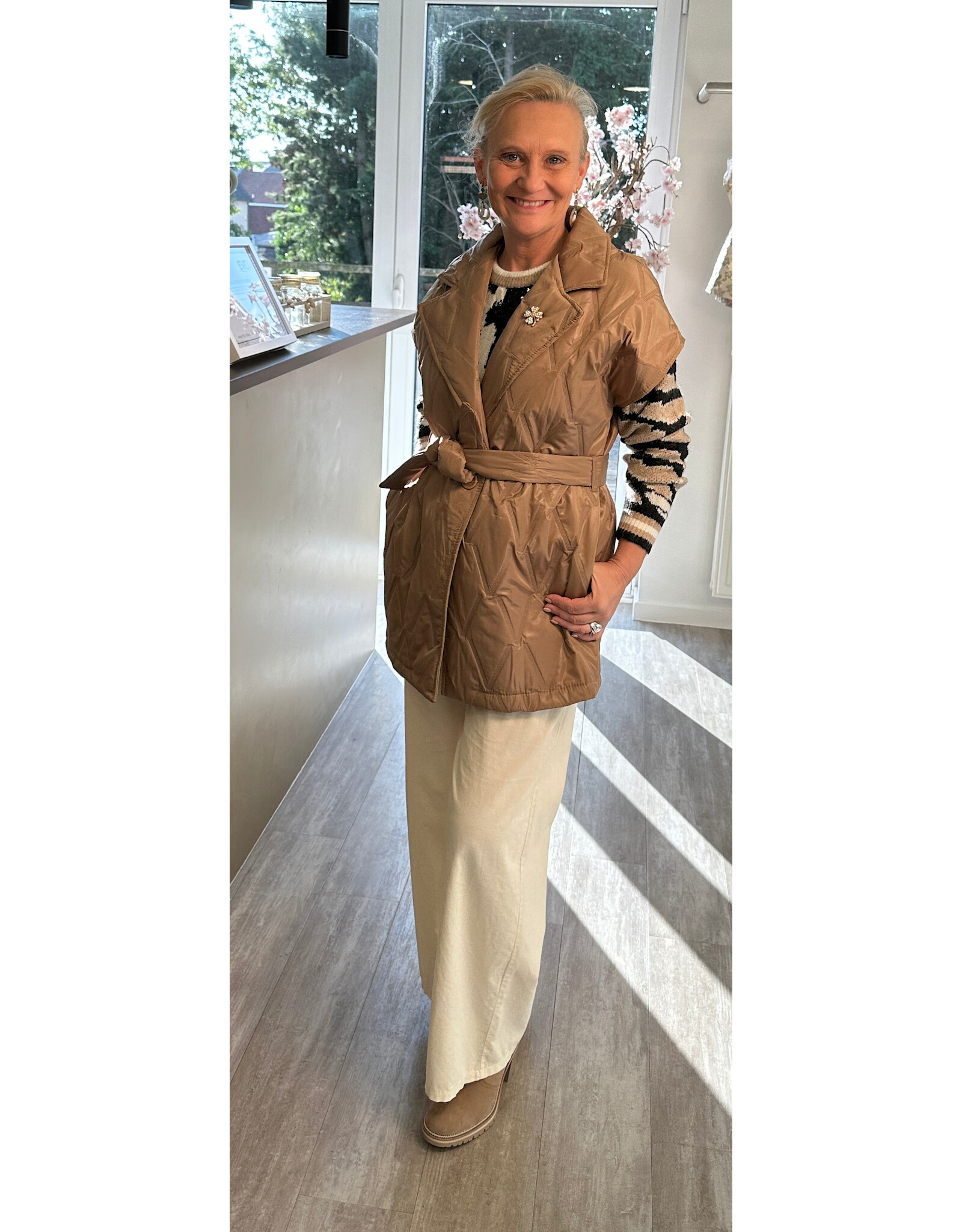 Brussel Gilet/bodywarmer bruin