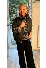 Cream Trui Elmas grey and black