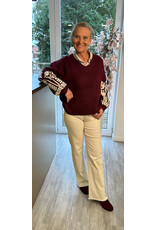 Parijs Trui Floral sleeve