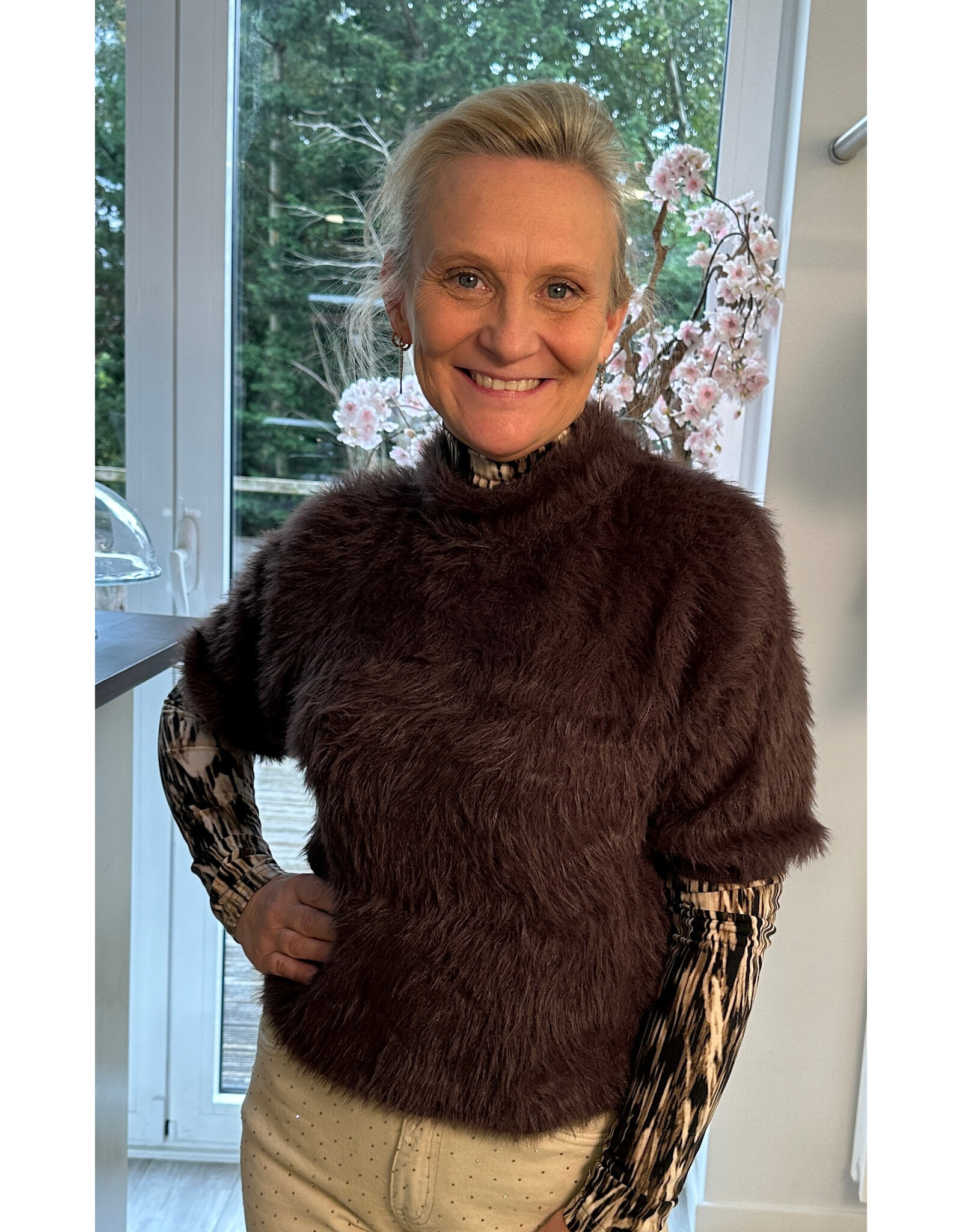 Parijs Trui Furry glam