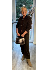 Parijs Gilet bruin /blauw