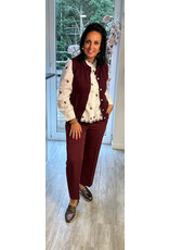 Parijs Gilet Ina bordeaux
