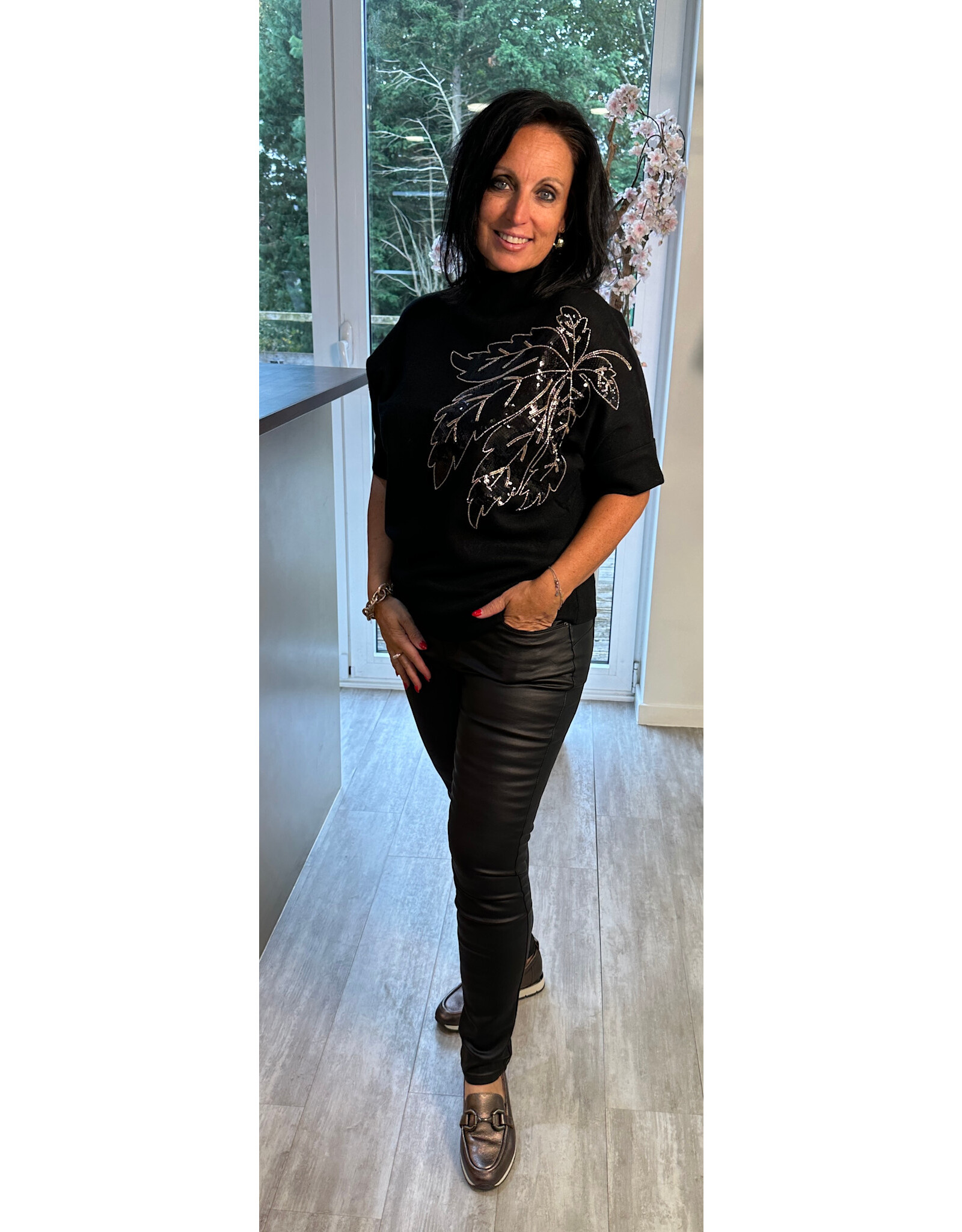 Parijs Trui Amelie zwart