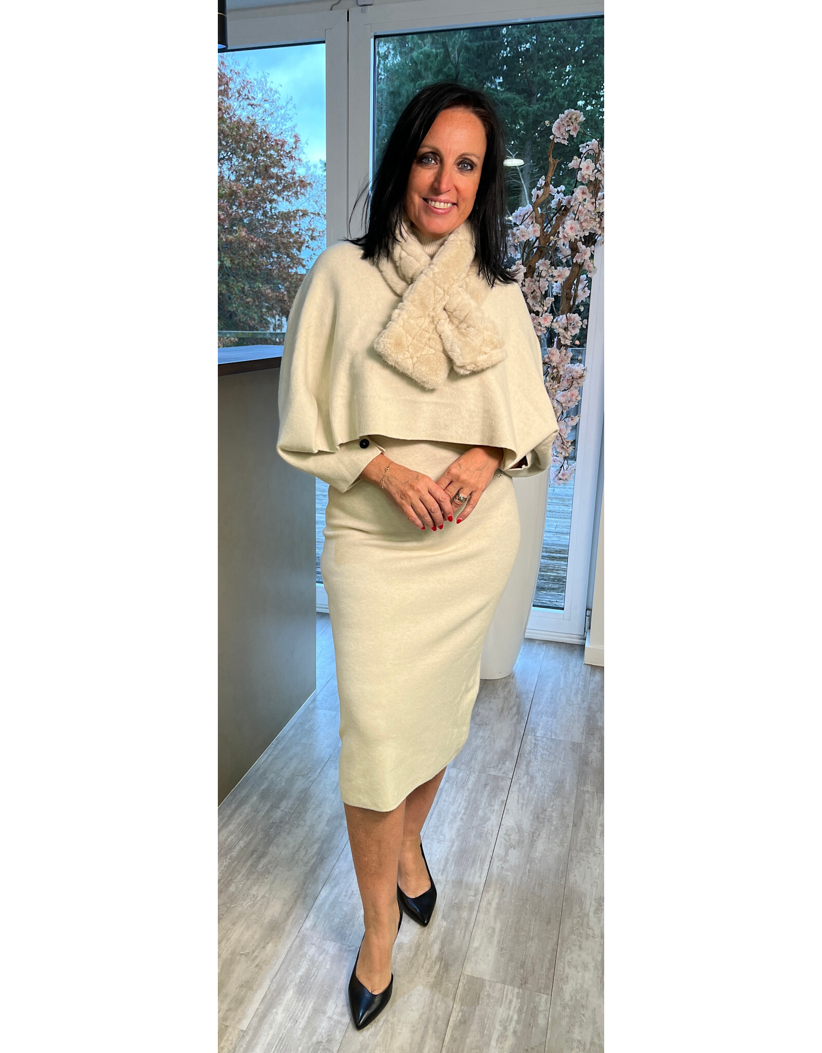 Brussel Kleed Isolde Cosy beige