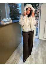 Parijs Trui glitter gebroken wit