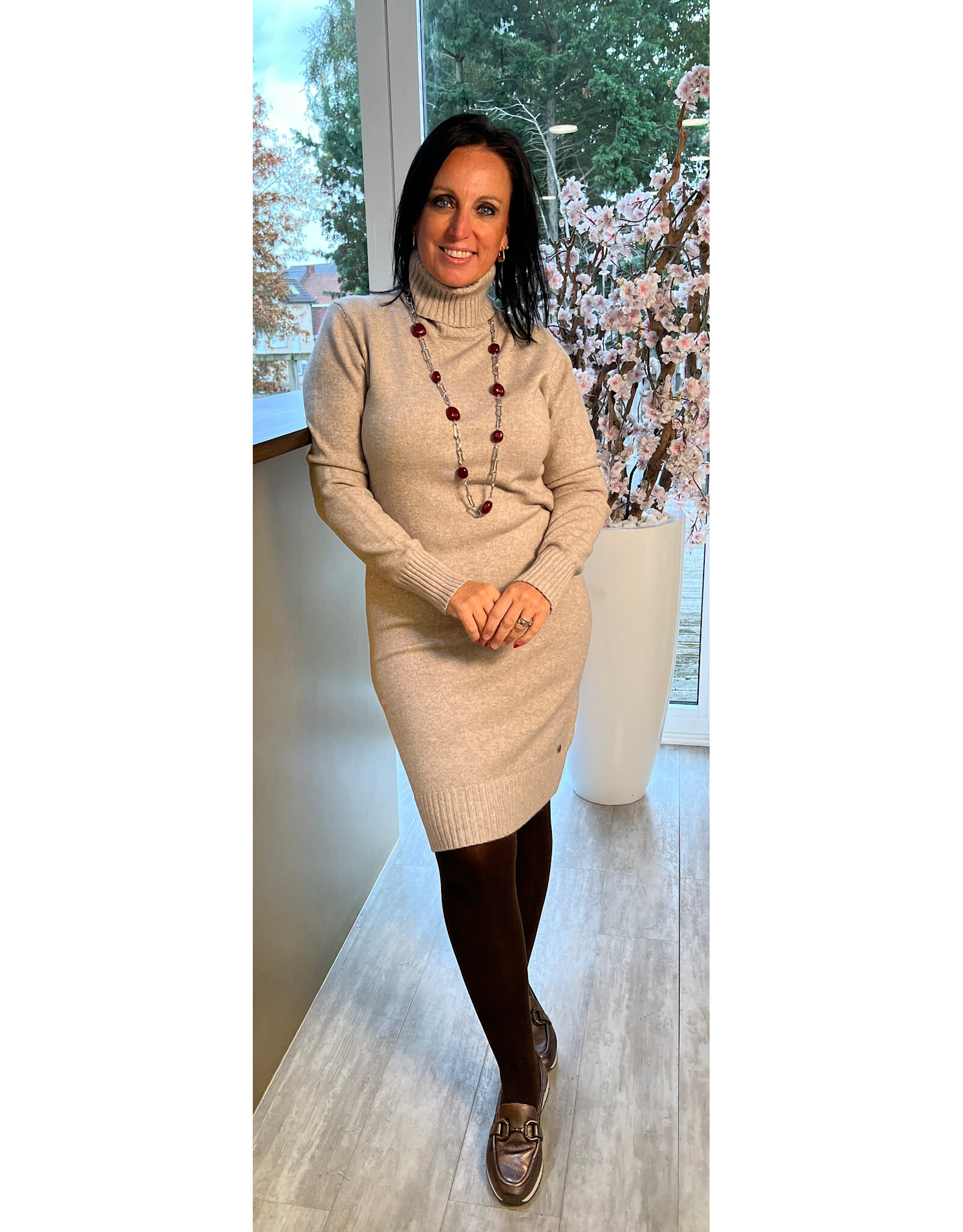 Brussel Kleed Yara beige