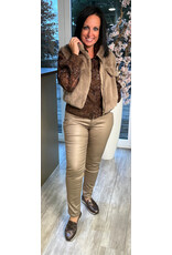 Parijs Bloes glitter/bloem choco