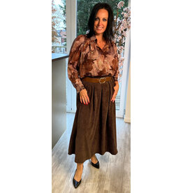 Brussel Rok Eline bruin