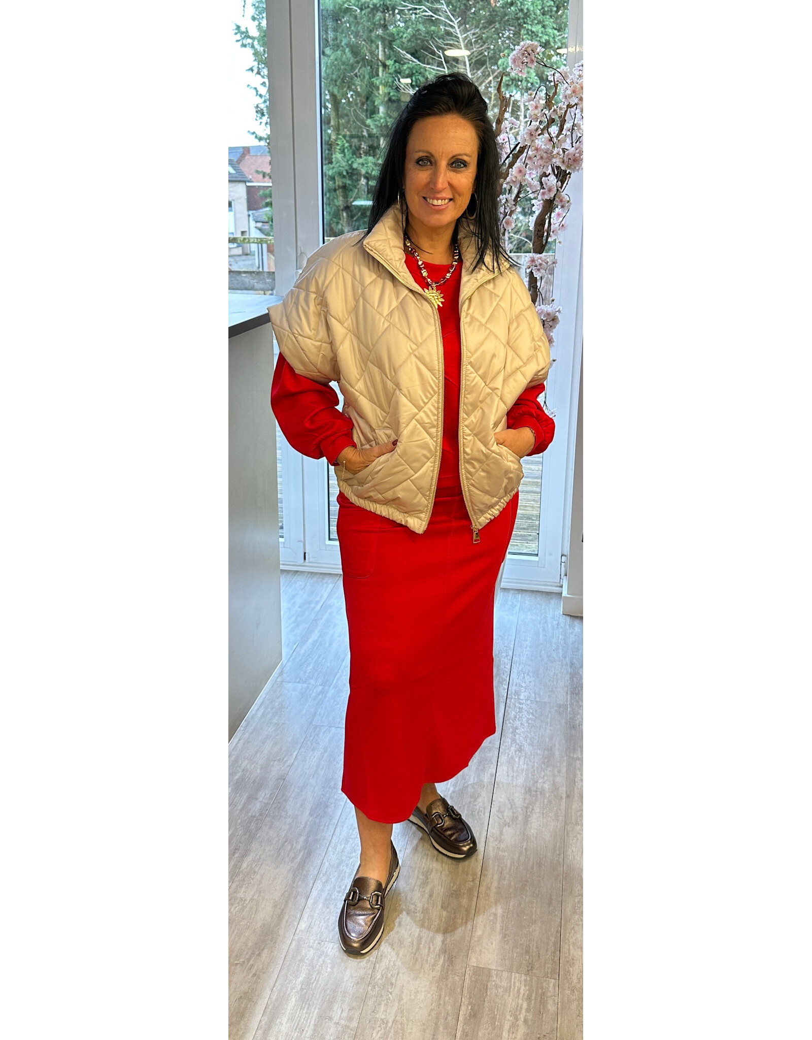 Brussel Gilet/bodywarmer beige