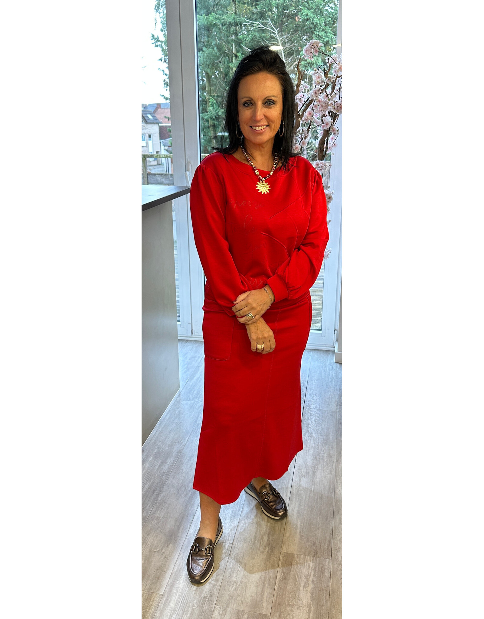 Allerlei Trui/sweater Elle rood