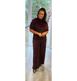 Brussel Broek sirtori burgundy