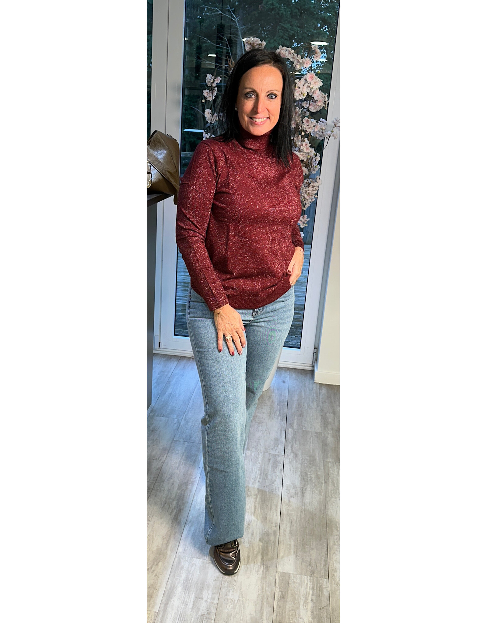 Brussel Trui Kiki bordeaux