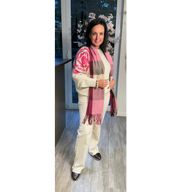 Brussel Trui Kiki beige flower