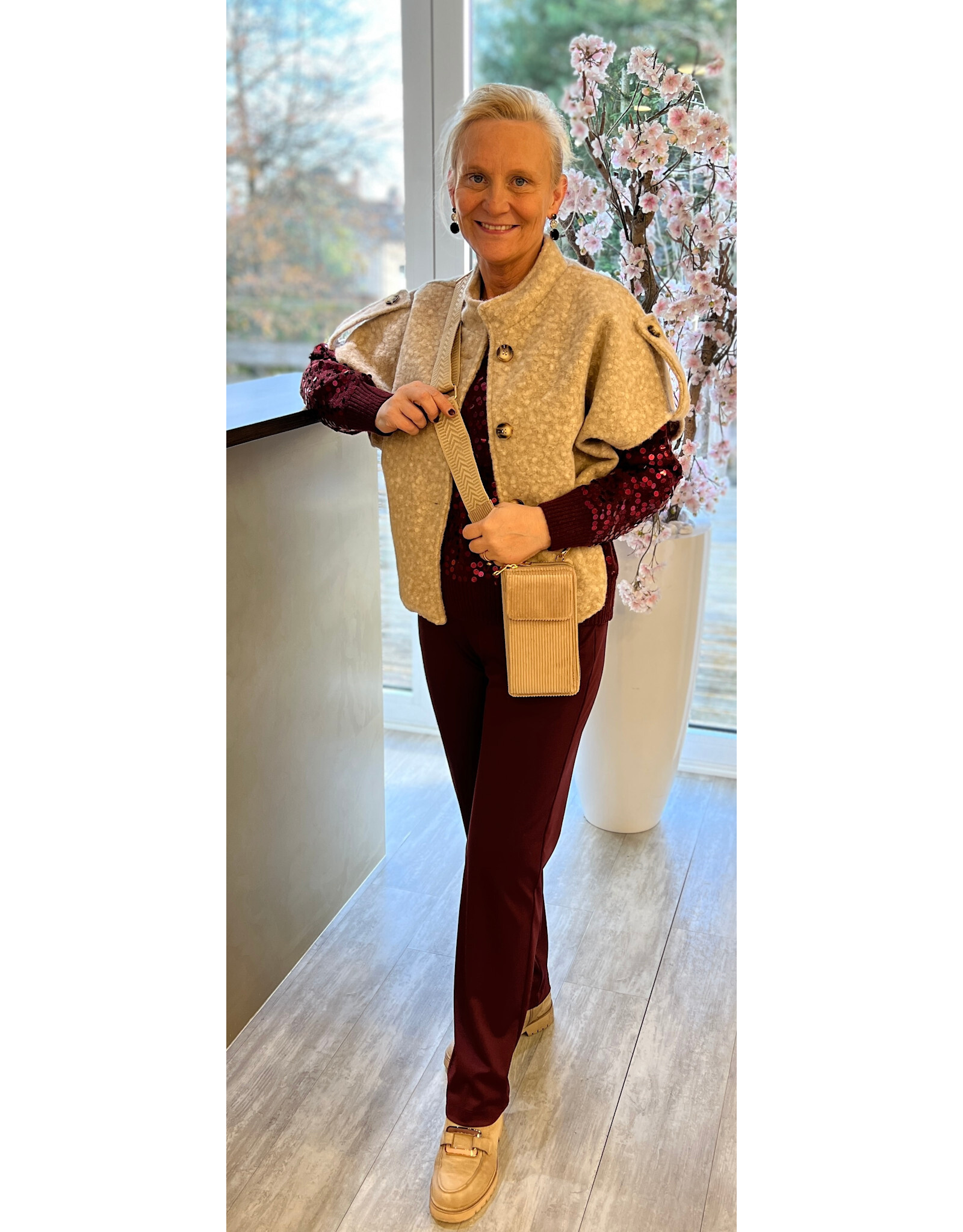 Brussel Gilet Mila beige