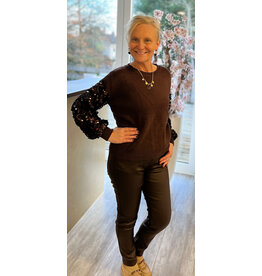 Brussel Trui Mocha sparkle