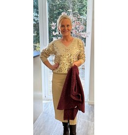 Brussel Trui beige shine