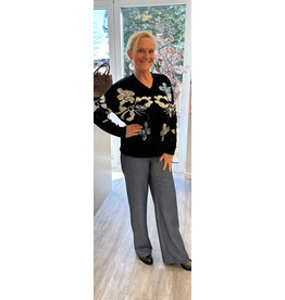 Brussel Trui inge black/white