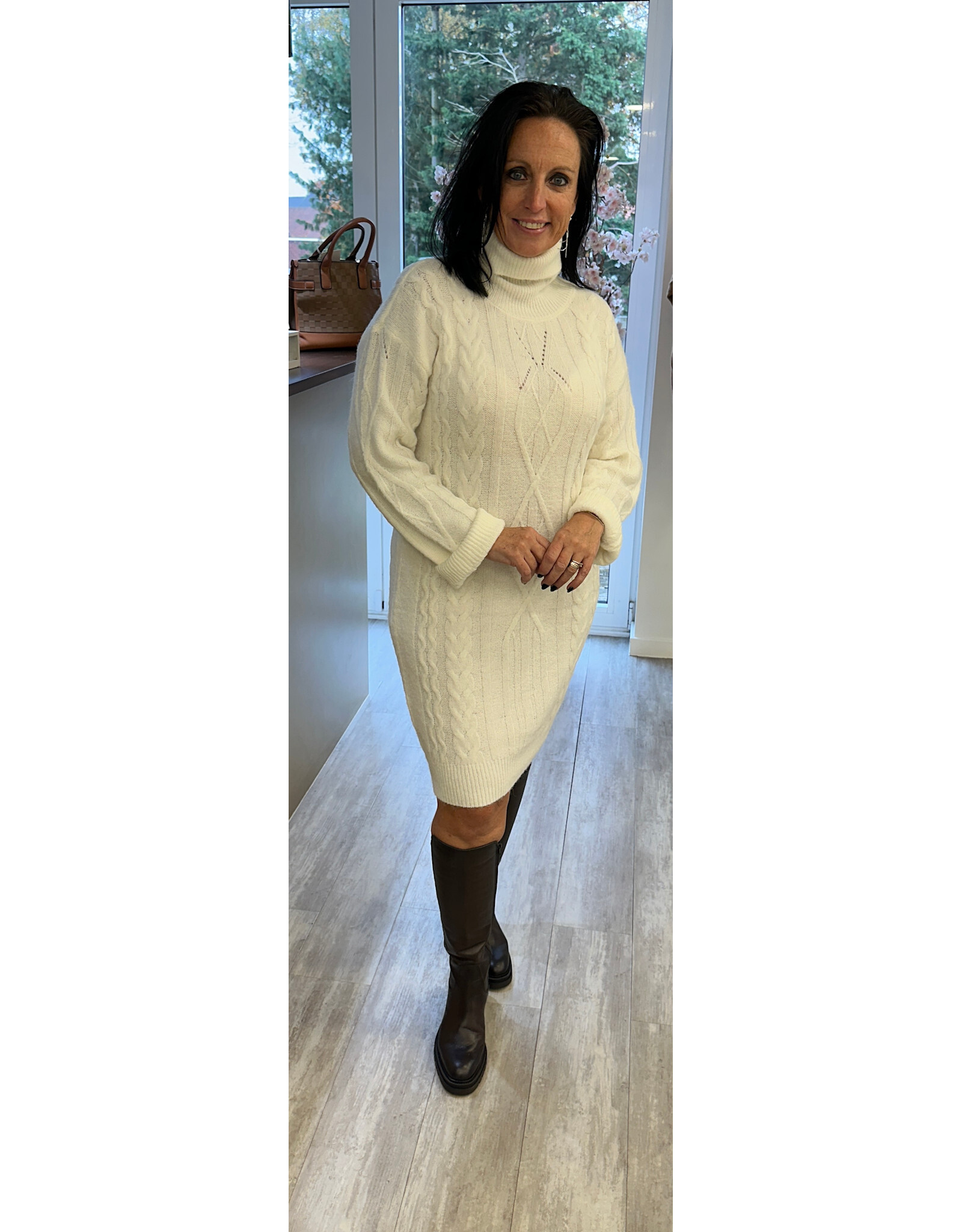 Cream Kleed Skie white melange