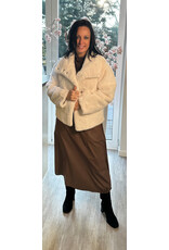 Parijs Jas bont cream