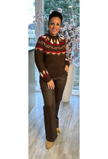 Brussel Trui  rustic rouge