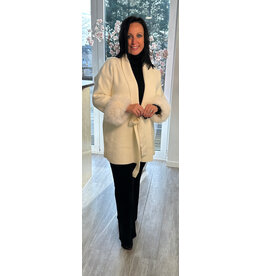 Parijs Gilet Winter cream fur