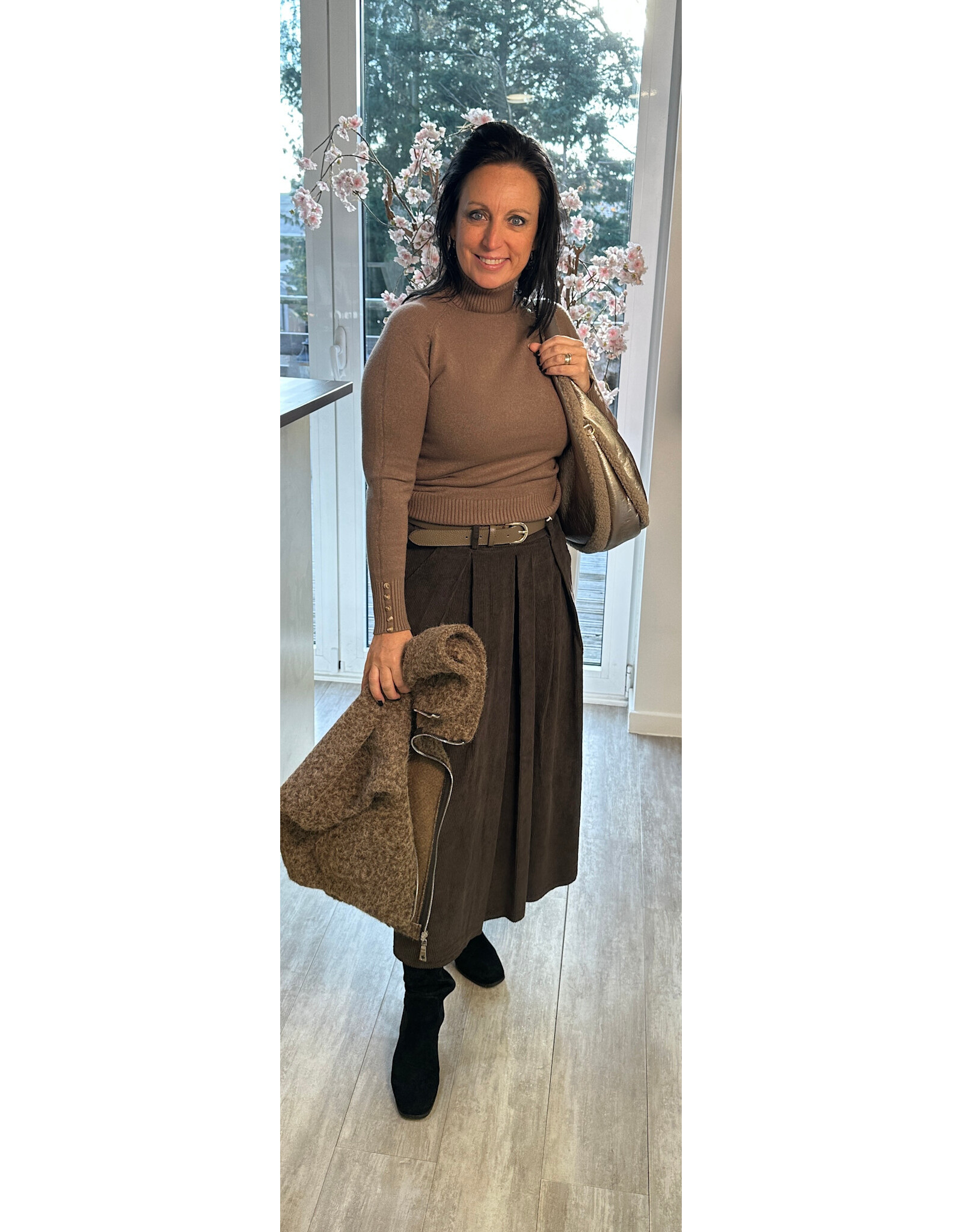 Parijs Rok Noor mokka