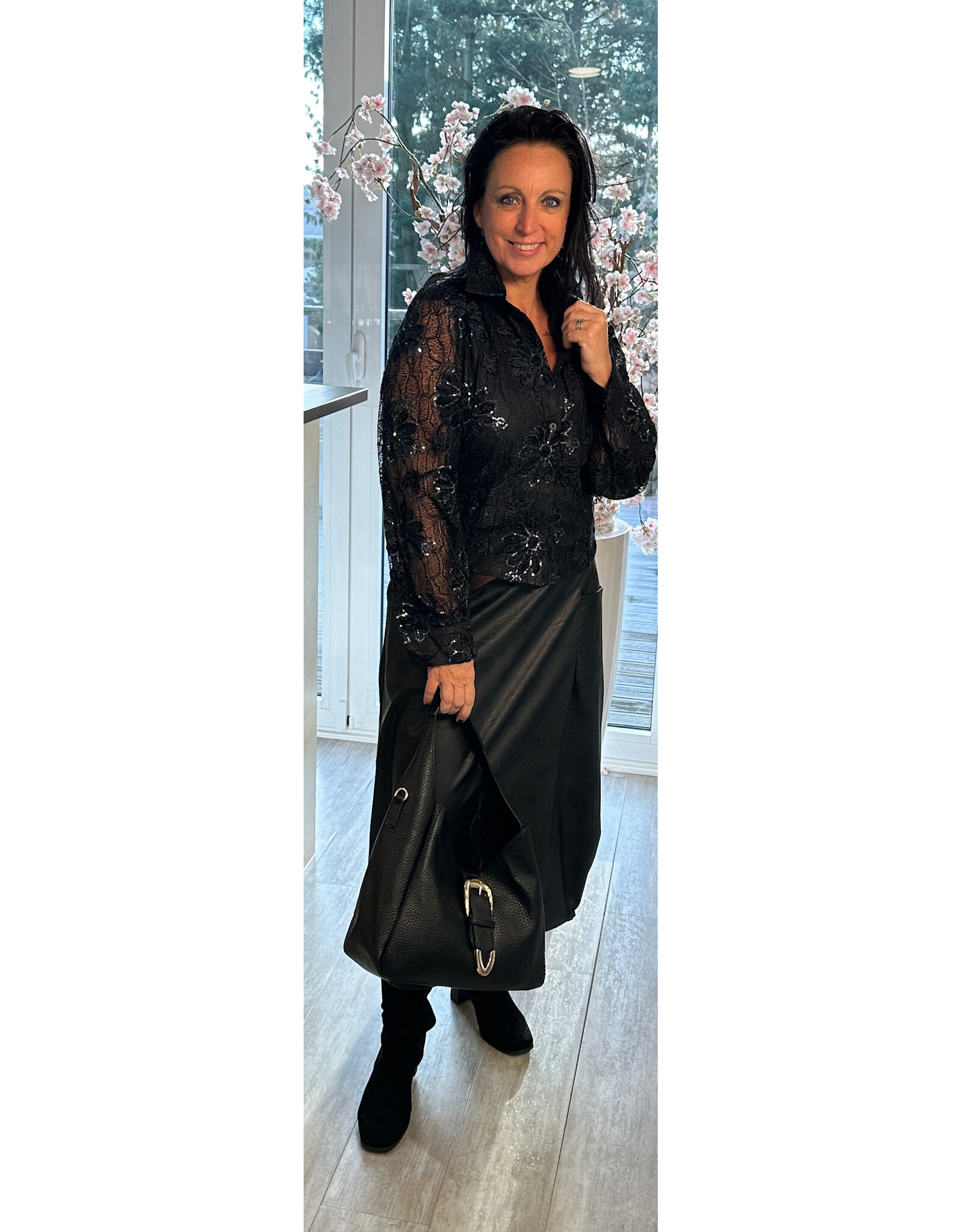 Parijs Bloes Glam noir