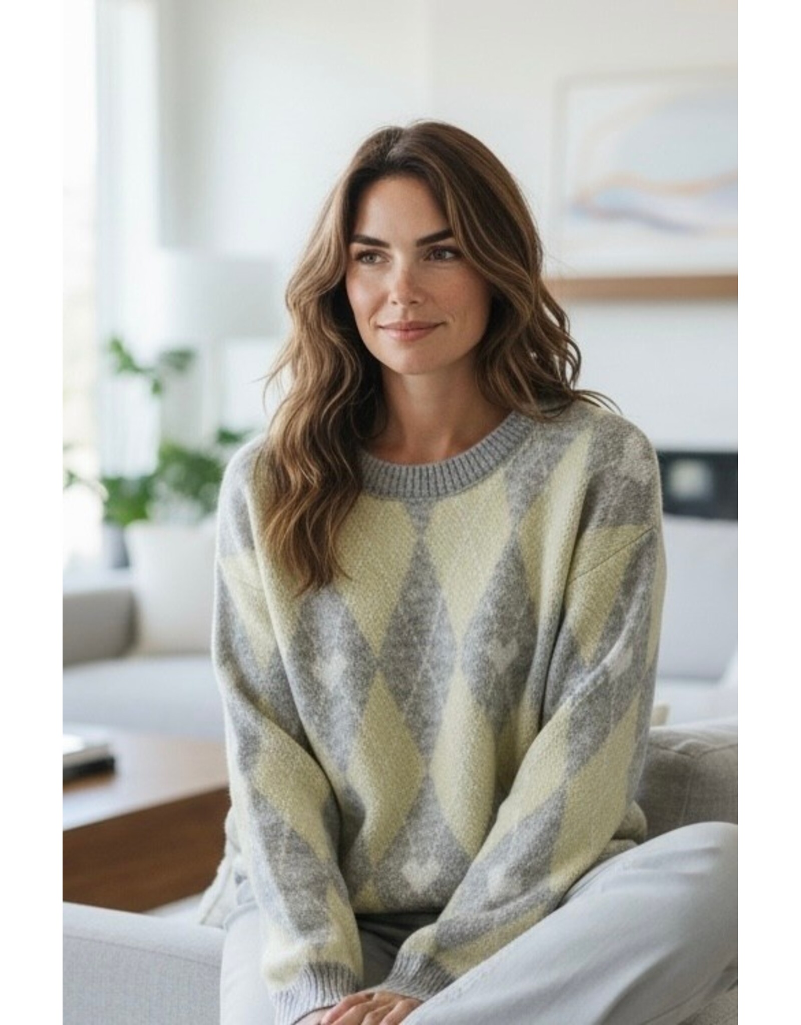 Parijs Trui Amelie pastel geel