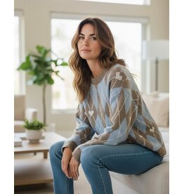 Parijs Trui Amelie pastel blauw