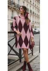 Parijs Truikleed roze/bordeaux