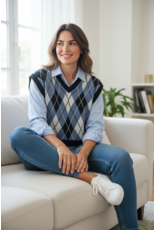 Parijs Debardeur blauw