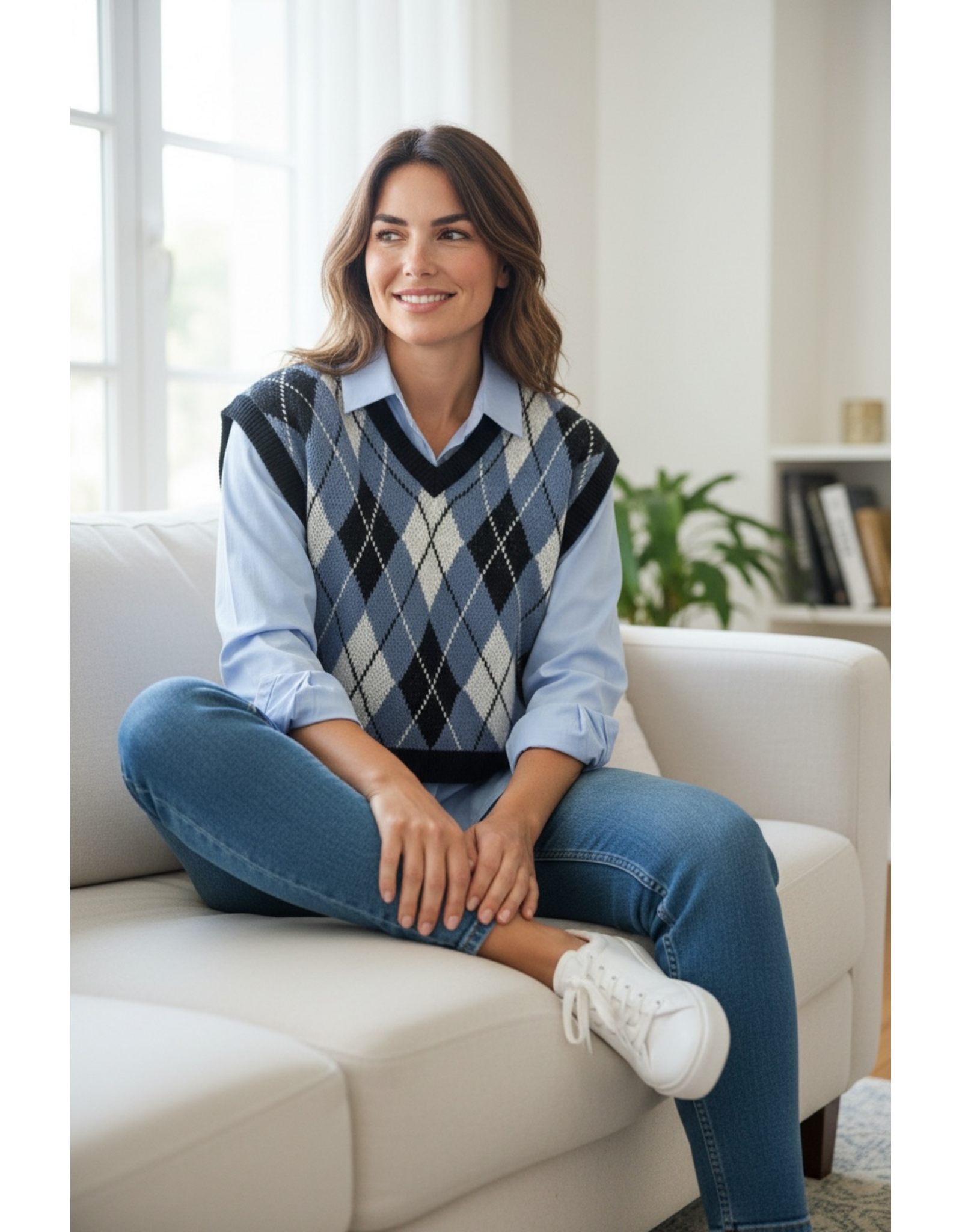 Parijs Debardeur blauw