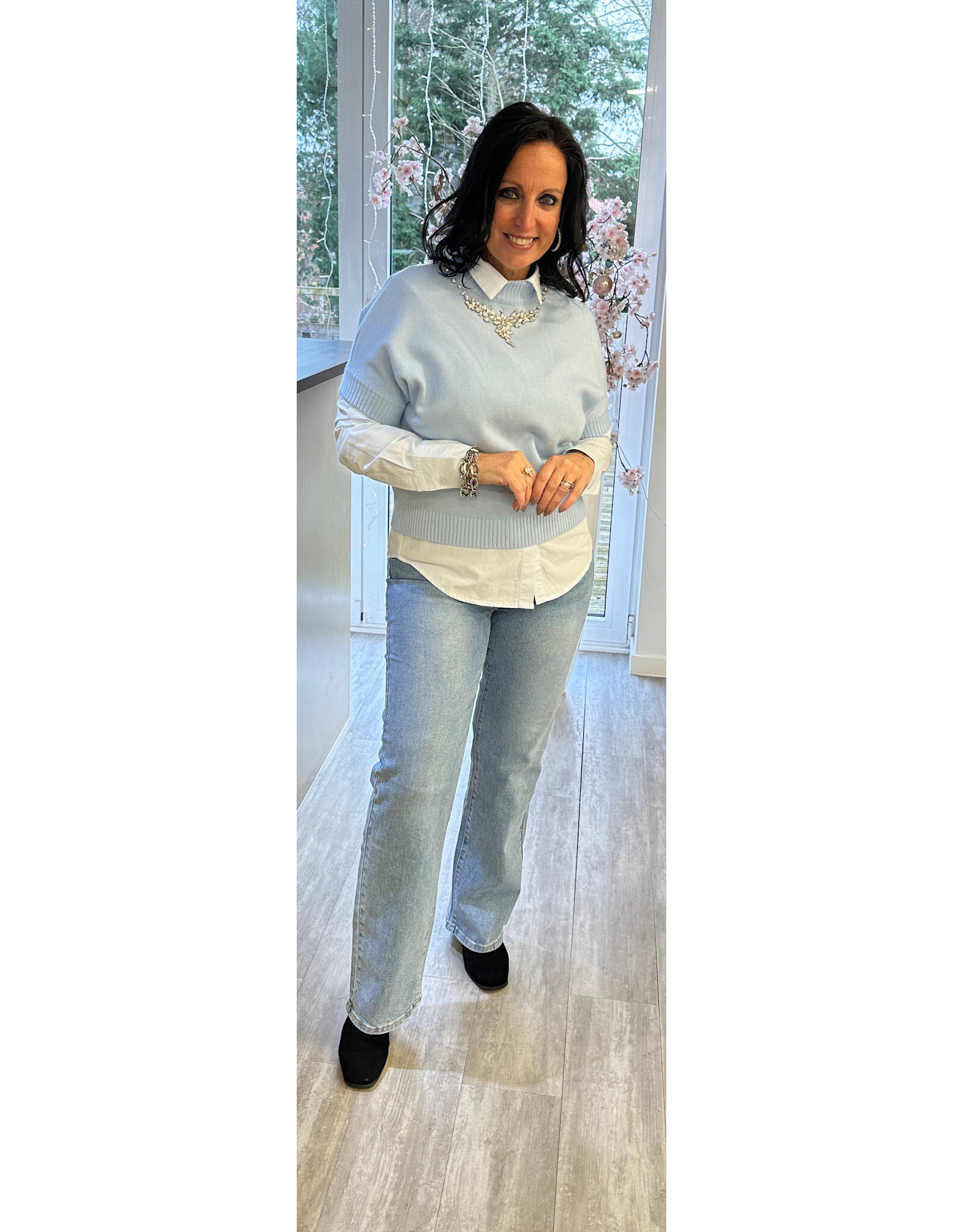 Brussel Trui Colette blauw