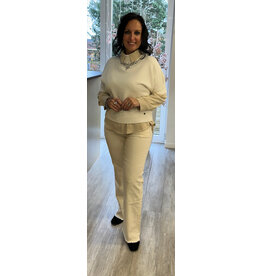 Brussel Trui Celeste wit