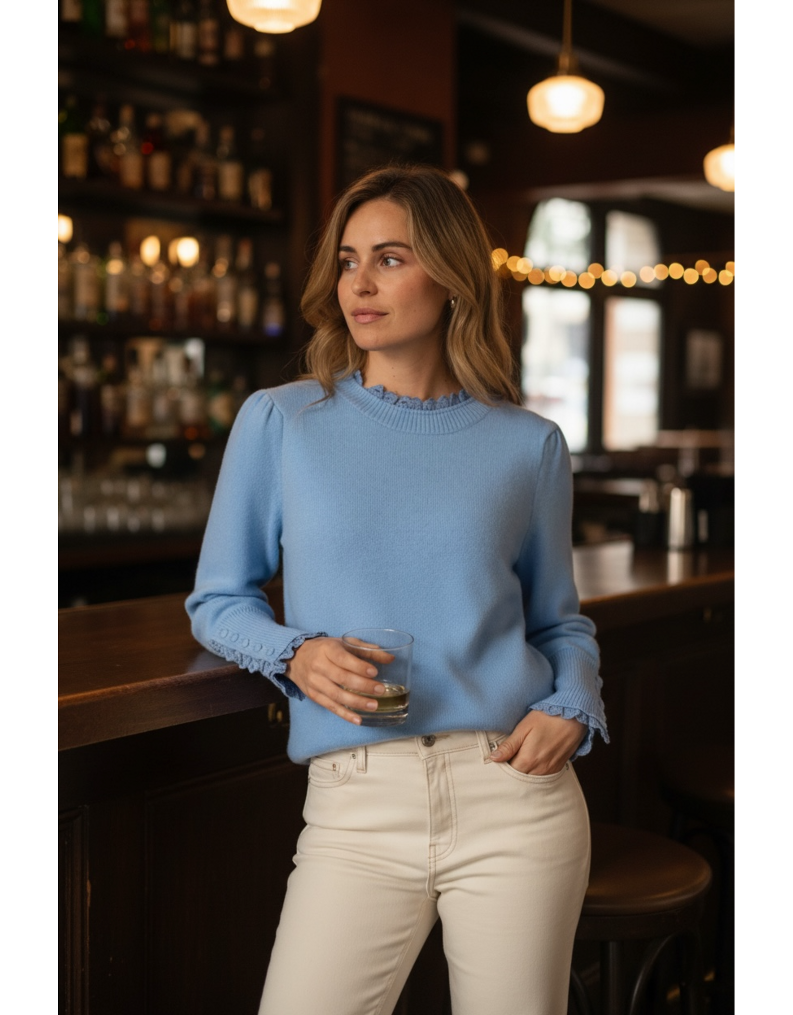 Brussel Trui Yuni blauw