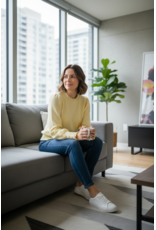 Brussel Trui Yuni geel