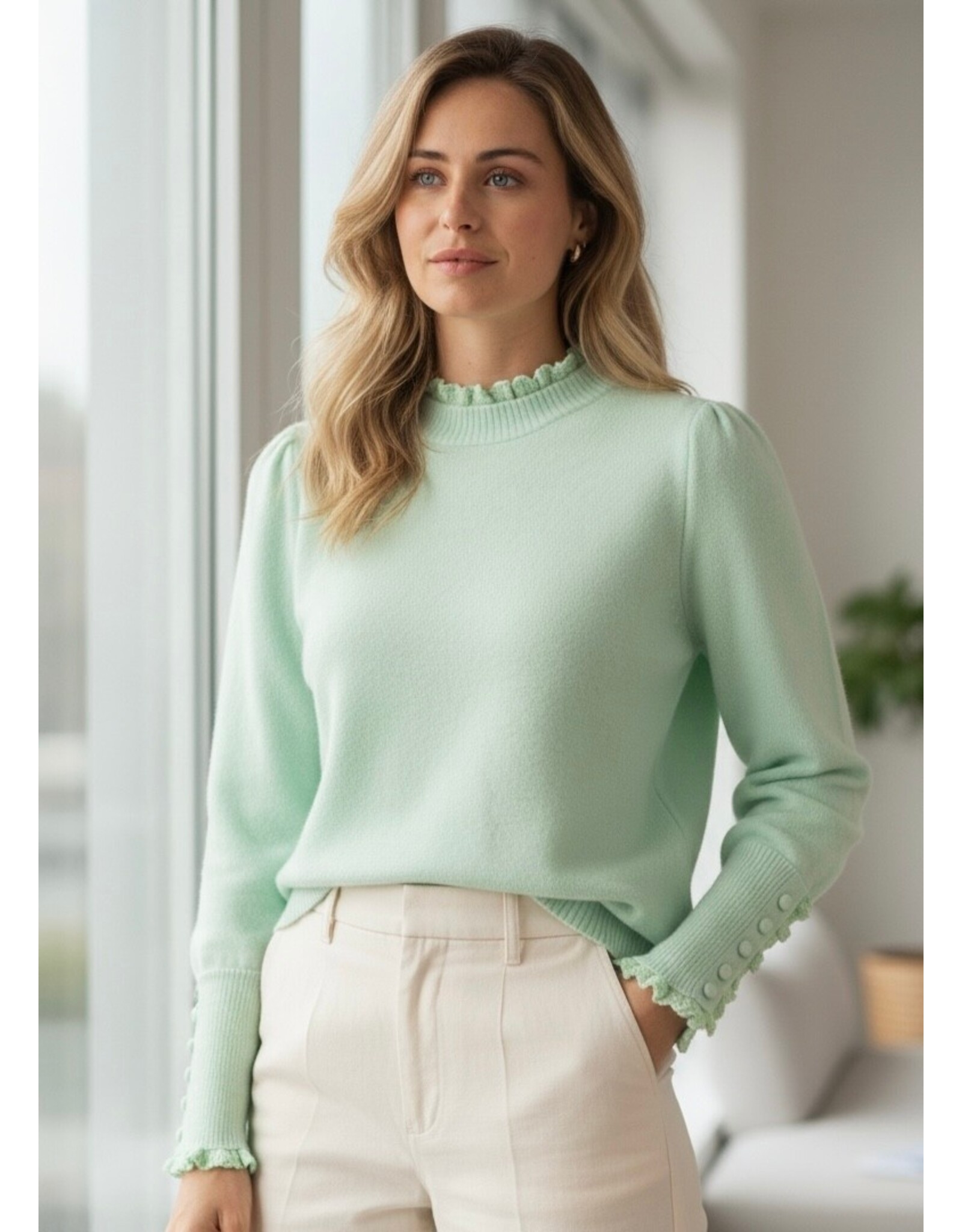 Brussel Trui Yuni groen