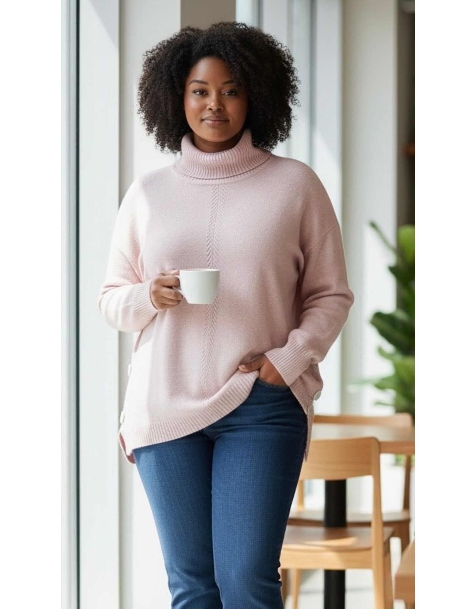 Brussel Trui Elise roze