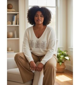 Brussel Trui Iconic Perfume beige